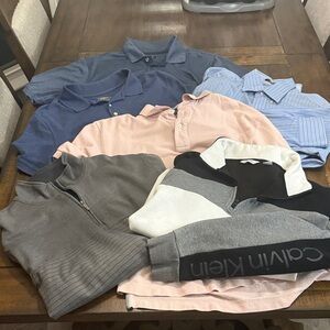 Men’s Workwear Shirt and Sweater Bundle